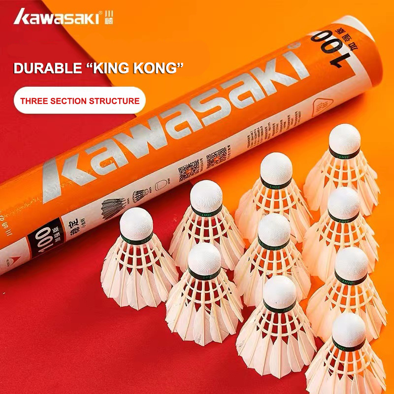 Badminton Bwf - Kawasaki King Kong 100/500 plume volant
