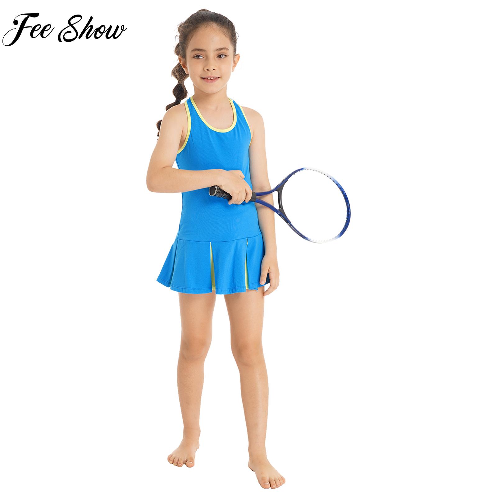 Badminton Kids - Robe de sport courte pour filles,