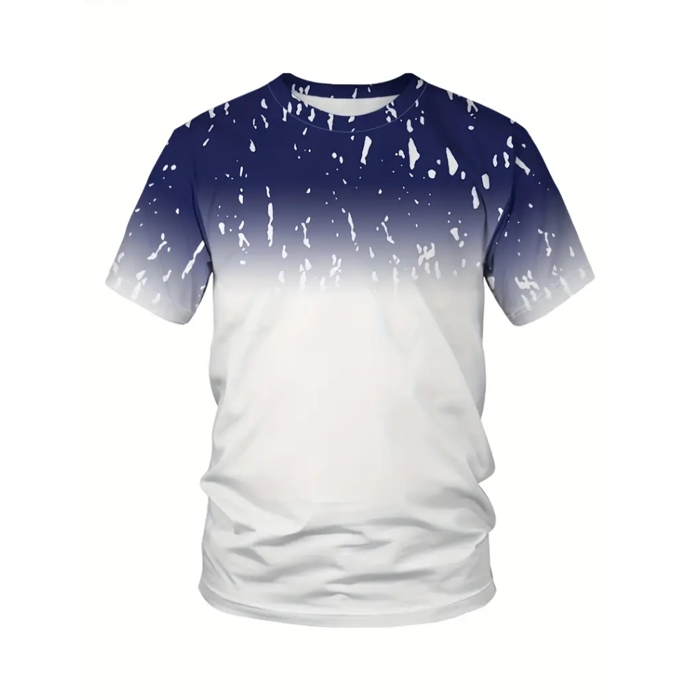 T-shirt imprimé à rayures dégr - Badminton Png avis et prix