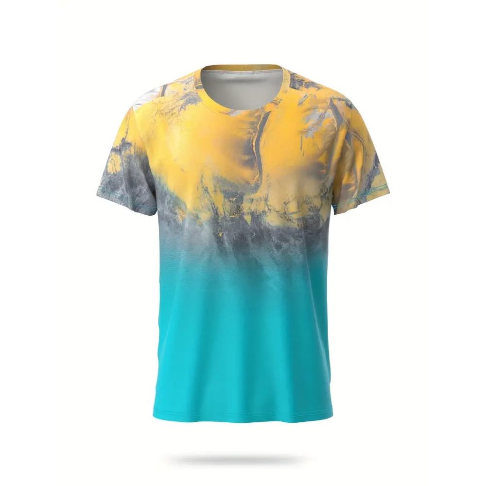 T-shirt imprimé à rayures dégr - Badminton Png avis et prix